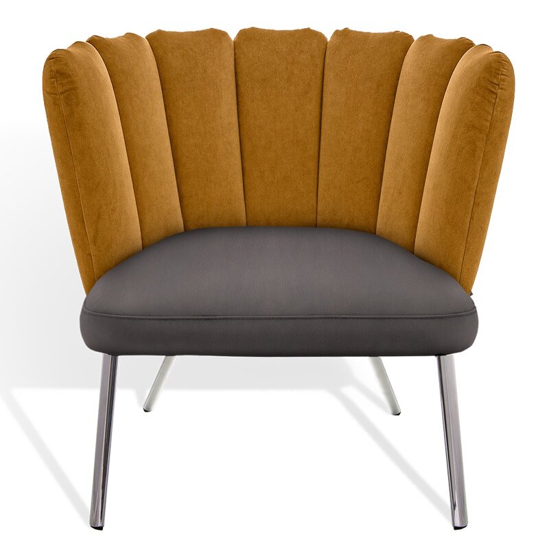 KFF Gaia Lounge Sessel Rohrgestell ellptisch