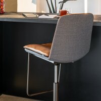 KFF Lhasa Barhocker drehbar | Sitzhöhe verstellbar 62 - 82 cm