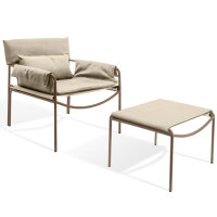 KFF Loop Lounge Sessel und Ottomane