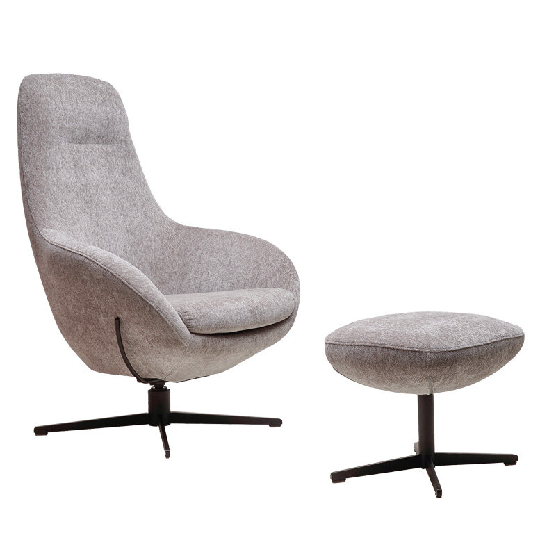 Signet Manira Sessel und Hocker in Bezg Verona taupe
