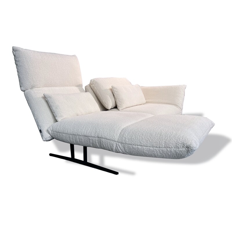 Signet Messina Funktionsofa - linkes Sitzteil nach vorne gedrecht und hochgeklappter R&uuml;cken