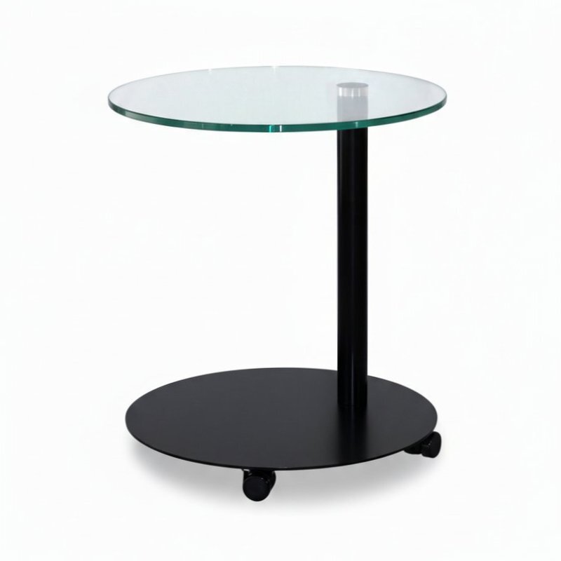 Killinger Carellino Rondo Beistelltisch Metall schwarz