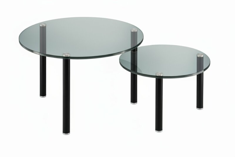 Killinger Circulo Couchtisch in Metall schwarz