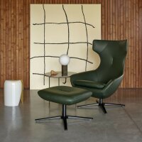 Leolux Caruzzo Sessel Pure mit Hocker