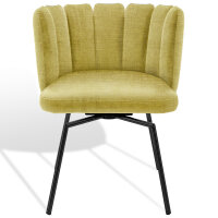 KFF Gaia Armlehnstuhl 4-Fuß-Rundrohr-Kreuzgestell