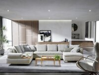 Signet Isla Polstergarnitur groß in U-Form mit Schlafsofafunktion (Variante 1)