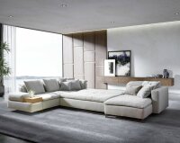 Signet Isla Polstergarnitur groß in U-Form mit Schlafsofafunktion (Variante 1)