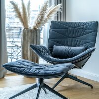 KFF Nest Sessel mit zusätzlichem Kissen und Hocker