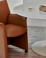 Leolux Columna Esstisch rund Detailansicht