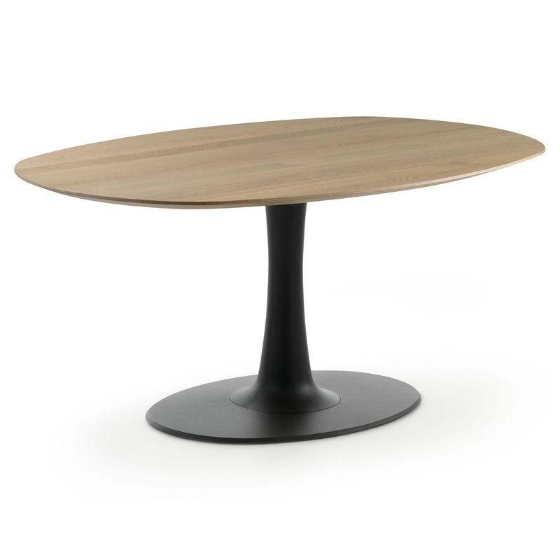 Leolux Columna Esstisch oval Maß 165x110 cm