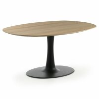 Leolux Columna Esstisch oval Maß 165x110 cm