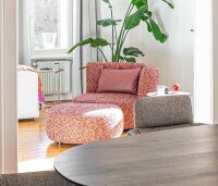 KFF Gaia Divano Lounge Sessel mit Ottomane
