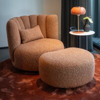 KFF Gaia Divano Lounge Sessel mit Ottomane