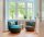 KFF Gaia Divano Lounge Sessel mit Hocker und KFF Gaia Divano Lounge Piccolo Sessel