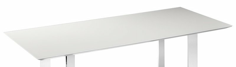 Sicherheitsglas Optiwhite, Rückseite weiß lackiert L20