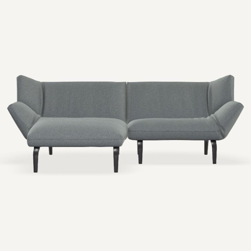 Chaiselongue L Armlehne links & Sofa 2-sitzig Armlehne rechts