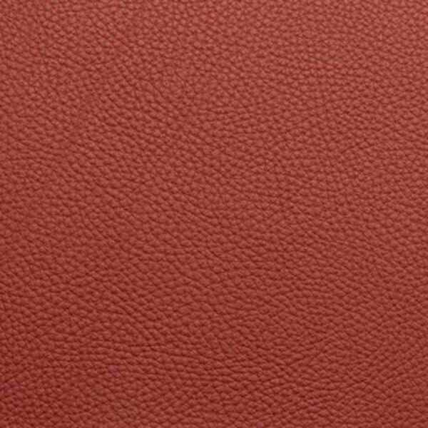 Fußleiste bezogen in Leder Senso 2260 Terracotta