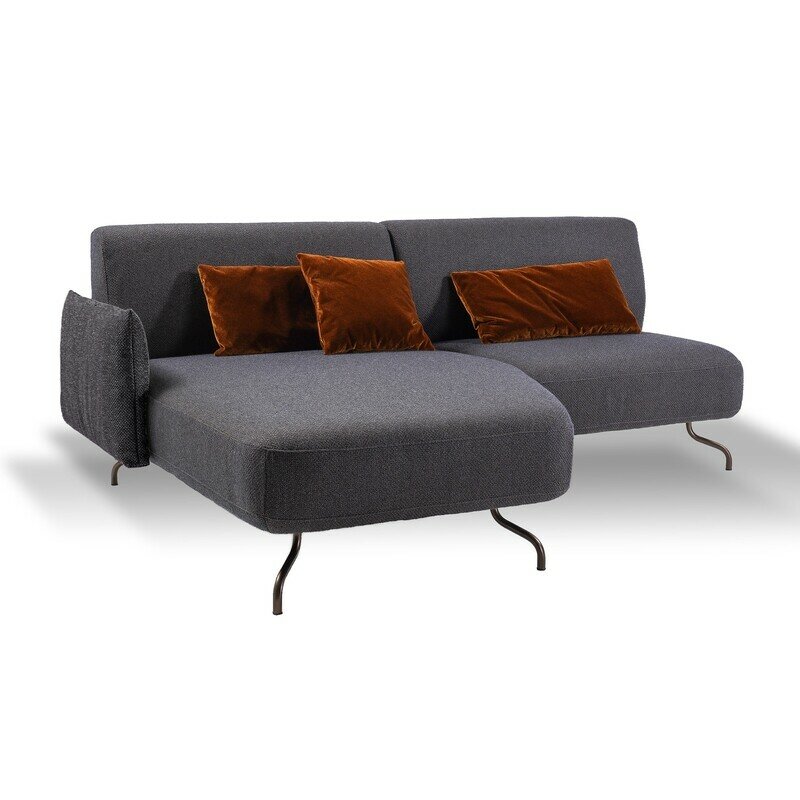 Chaiselongue mit Seitenteil links & Element rechts